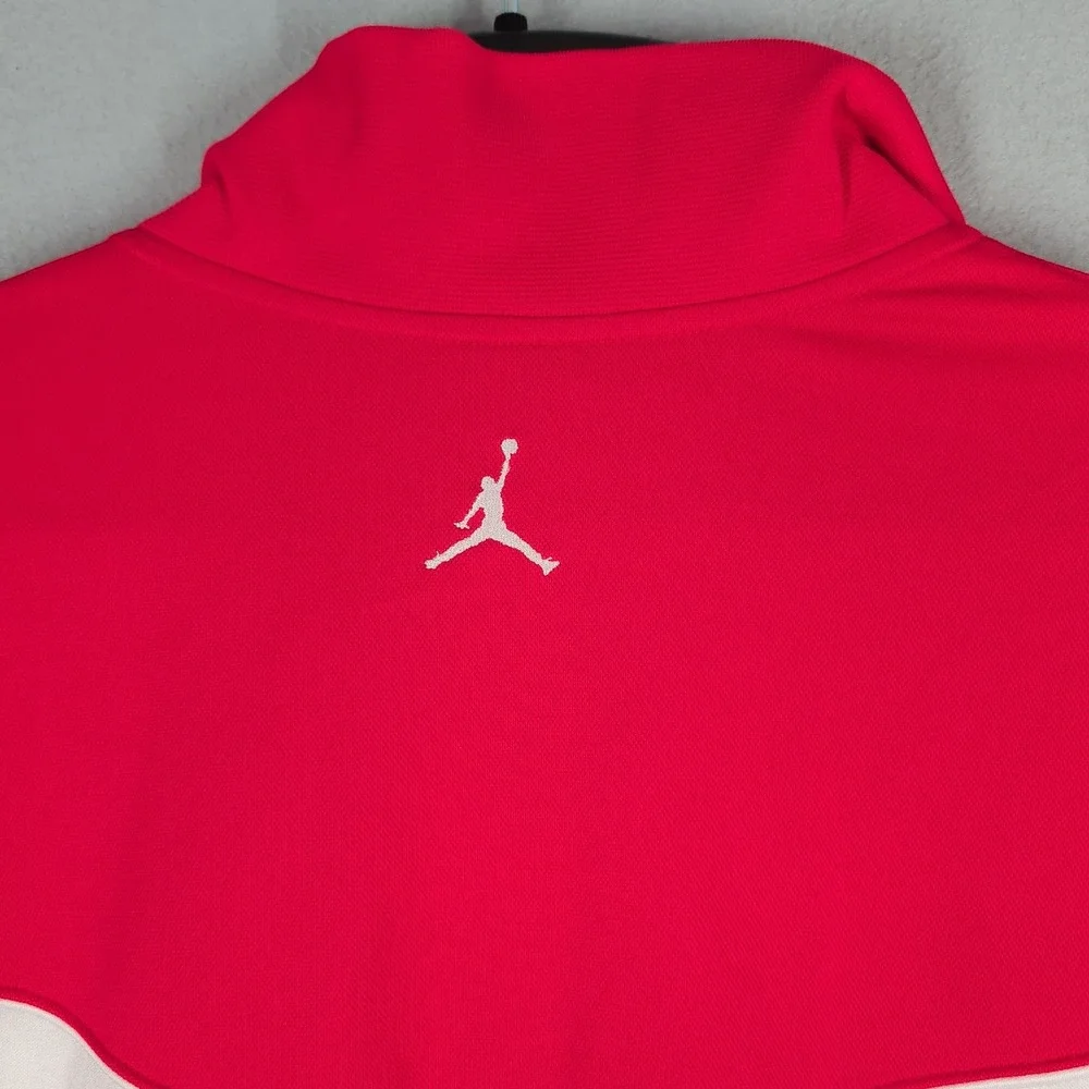 Jordan‎ Track Jacket Mens XL Red White Full Zip Athletic 509155-658